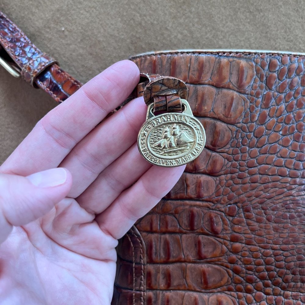 Brahmin Large Bucket Bag Pecan Melbourne - Picture 5 of 15